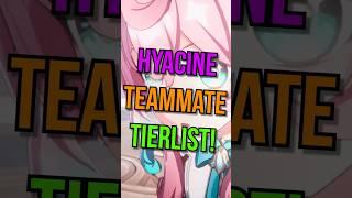 The Best Teammates for Hyacine Tierlist! Honkai: Star Rail