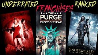 EVERY RESIDENT EVIL, THE PURGE, & UNDERWORLD MOVIES RANKED