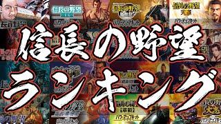 信長の野望 人気ランキング 最新版 大志まで、新生は含まず