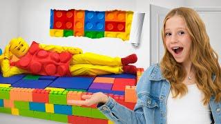 Nastya chơi Lego khổng lồ và những câu chuyện vui khác dành cho trẻ em. Tổng hợp 1 giờ