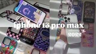 iPhone 13 pro max unboxing in 2023 | silver (256GB) | iphone cases | canva edit  | unboxing •