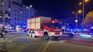 Großeinsatz in Wien: brennende U-Bahn Südtirolerplatz/Hauptbahnhof