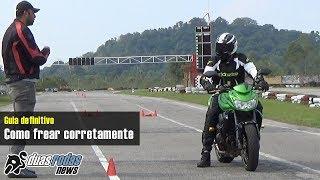 Guia definitivo de como frear a moto corretamente