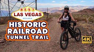 Historic Railroad Tunnel Trail | Amazing Scenic Bike Trail 4K |  Best in Vegas | Lake Mead Nevada