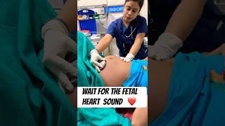 Baby examination 🩺in 9 month pregnancy#antenatal check up #Shorts