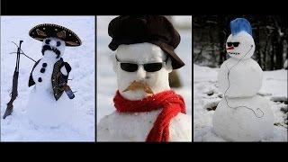 Most Funny and Creative Snowman and Snow Sculptures ever seen