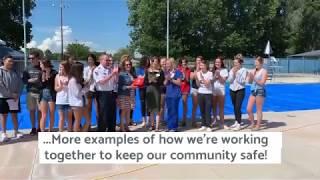 West Valley Donates AED to City