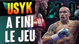 Usyk domine Tyson Fury : TROP FORT