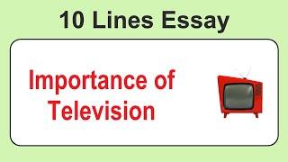 10 Lines on Importance of Television || Essay on Importance of Television in English