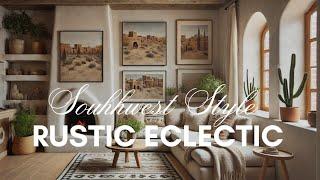 Rustic Eclectic Interiors | Decorating Southwestern Style