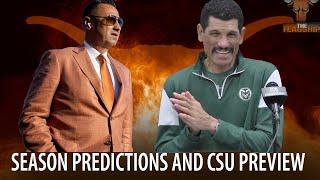 Horns 247 - The Flagship Podcast: Colorado State Preview and Season Predictions