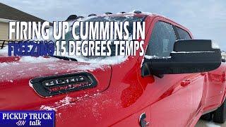 How Long to Start? 2020 Ram 3500 6.7L Cummins Diesel Cold Weather Test