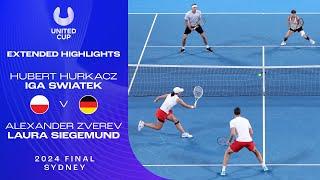 Hurkacz/Swiatek v Zverev/Siegemund Extended Highlights | United Cup 2024