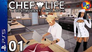 Let's Play Chef Life - A Restaurant Simulator | PS5 Console Gameplay Episode 1 | Learning to Cook