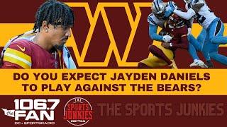 Will Jayden Daniels Play in #bears vs. #commanders Showdown? | Sports Junkies