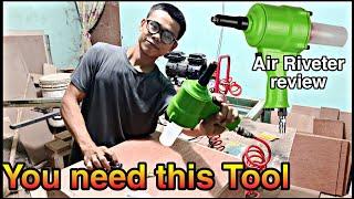 Air Riveter/pneumatic rivet gun/ quick review