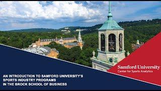 Introduction to Sports Industry Program in the Brock School of Business at Samford University