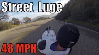 Homemade Street Luge  48 MPH - Dinosaur Point Road