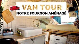 VAN TOUR - Visite de notre FOURGON AMÉNAGÉ DIY CONVERSION après 1 AN de VOYAGE en Amérique | VANLIFE