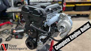 Building a High HP Turbo Miata Engine - Full Build!