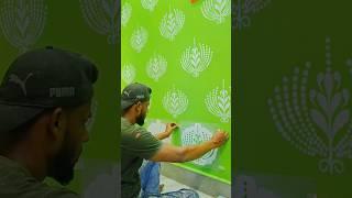 new stencil design Asian paint