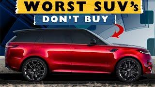 13 WORST SUVs That NO ONE Buys According to Consumer Reports!