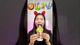 Snack on all sorts of things, chocolate candies, mystery eggs #trending #funny
