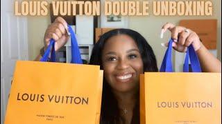 LOUIS VUITTON DOUBLE UNBOXING | ACCESSORY UNBOXING |  BRWNGIRLLUXE