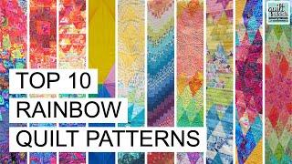 Top 10 Rainbow Quilt Patterns