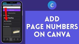 How to Add Page Numbers on Canva (2024) | Include Page Numbers on Canva