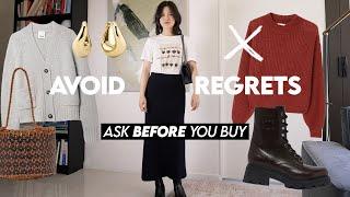 Avoid REGRET Clothing Purchases (Ask These Questions Before You Buy)