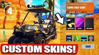 FORTNITE SKINS & GOLF CART DESIGN VERÄNDERN! - Fortnite Battle Royale | DerFruchtzwerg