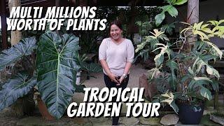 MULTI MILLIONS WORTH OF RARE PLANTS | GRAND TROPICAL GARDEN TOUR IN SILANG CAVITE | ARIDS AND AROIDS