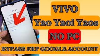 Vivo Y20 Y20i Y20s FRP BYPASS Without PC | Vivo V2043 FRP BYPASS / Remove Google Account