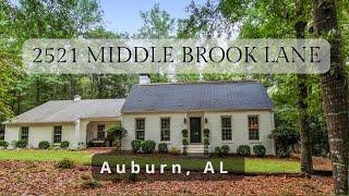 Cottage on 1.33 Acres in Auburn, AL. Lakes and More! 2521 Middle Brook Ln #auburnrealestate #listing