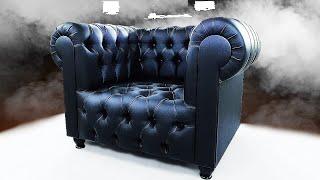 Chesterfield Furniture | armchair with own hands | how to make DIY chair