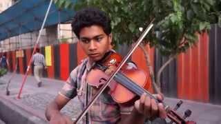 Teenage Street Musician in Iran