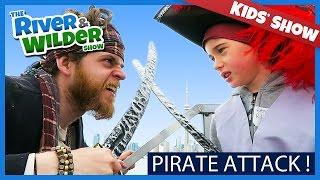 KIDS PLAY PIRATES OF THE CARIBBEAN ON PIRATE TOUR