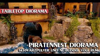 Piraten Tabletop Diorama - "Schwarzpulver und ne Buddel voll Rum"