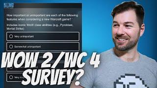 New Warcraft Game Survey From Blizzard - WoW2? WC4? More Mobile?