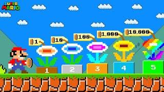 Can Mario Buy all the Flowers in Super Mario Bros.?