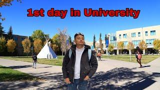 My first day in Mount Royal University