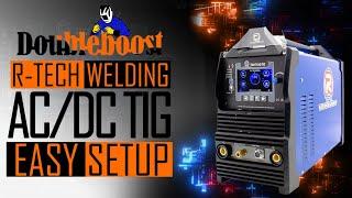 R-Tech TIG 261Digital TFT A/C D/C Tig Welder Review .Easy Set