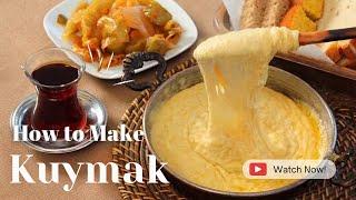 Most Famous Breakfast Dish of Turkey | Kuymak Recipe | Mihlama Recipe | Trabzon Tour Guide