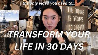 how to TRANSFORM YOUR LIFE in 30 DAYS by 2025  winter arc, rebrand yourself, achieve all your goals