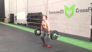 Power clean + hang clean: 80 x 1+21 by Adrian Mundwiler