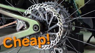 I bought the cheapest brake rotors and went to the singletracks...