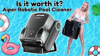 Aiper Scuba X1 Pro Max Cordless Robotic Pool Cleaner Review! All-in-One Cleaning System