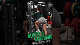 Booty Burnout: The Best Glute and Hamstring Routine You Need! #gluteworkout #hamstrings #shorts