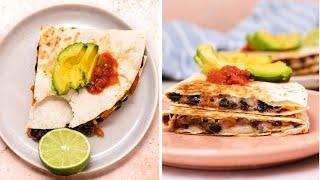 SWEET POTATO BLACK BEAN QUESADILLAS | easy vegetarian lunch recipe!